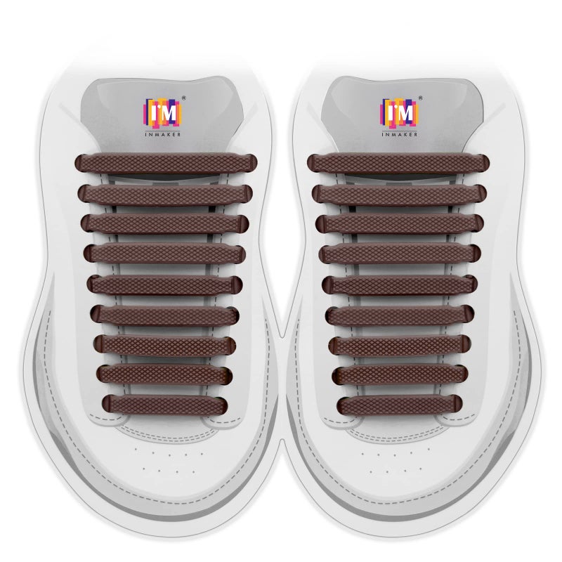 INMAKER No Tie Shoelaces for Kids and Adults, Elastic Shoelaces for Sneakers - Image 1